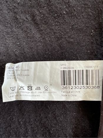 Manteau gris