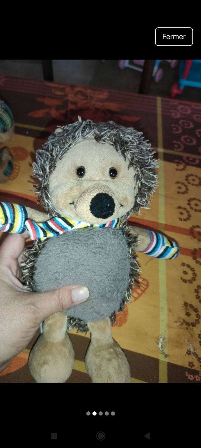 Petite peluche
Hérisson
J43 - photo numéro 2