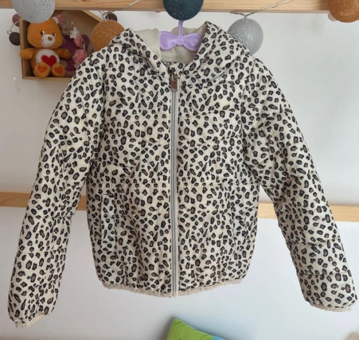 Doudoune Primark imprimé léopard
