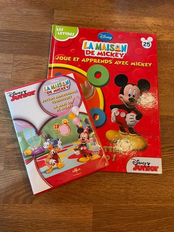 Livre Disney Junior La maison de Mickey Numero 25 avec le DVD Numéro 25