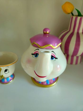 Madame samovar théière la belle et la bête