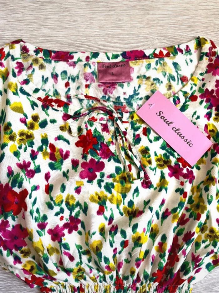 Robe florale été taille S - photo numéro 5