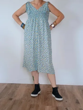 robe longue Fleuri T44