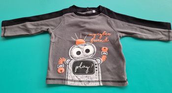 T shirt robot garçon taille 12 mois