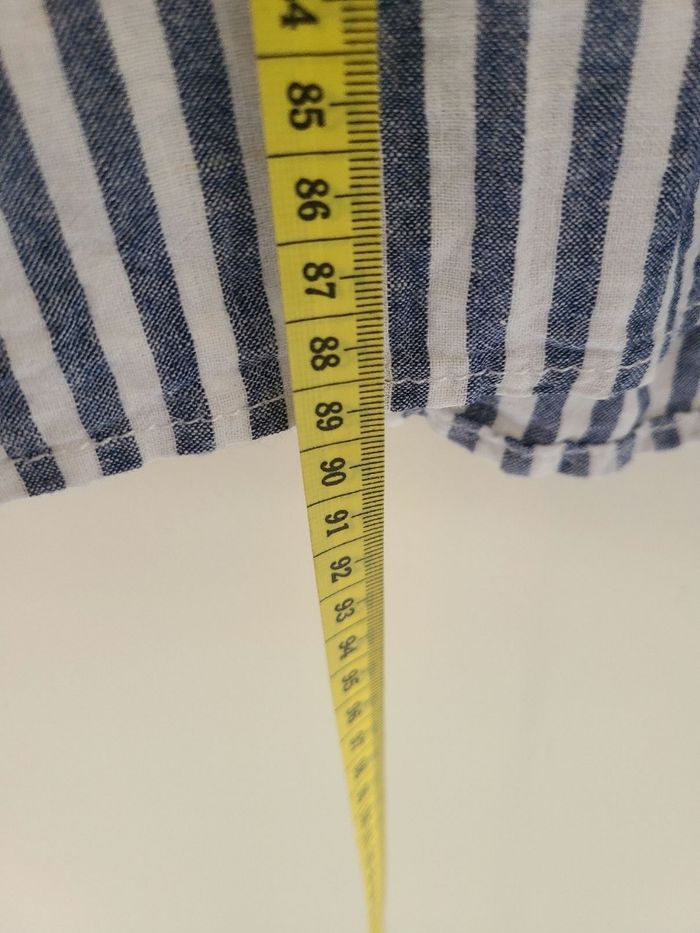 Très belle chemise  Tunique  C & A  taille 44/46 rayé bleu et blanc
