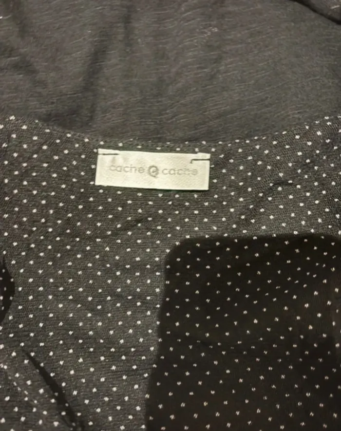 Haut noir asymétrique Cache Cache – taille 1 (S) - photo numéro 7