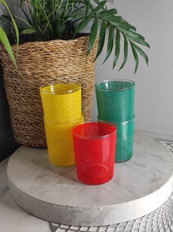 Verres colorés