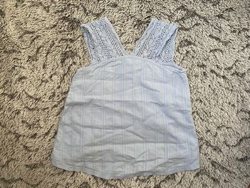 Teeshirt style débardeur Zara bleu ciel - 5 ans