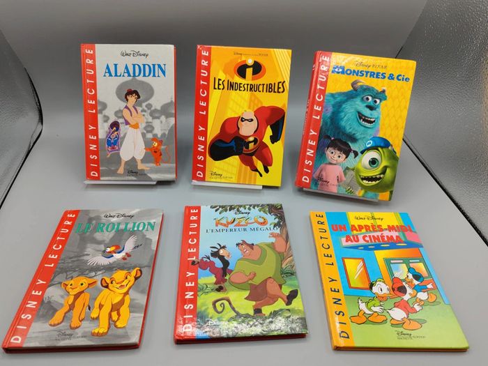 Lot de 6 Livres Disney lecture