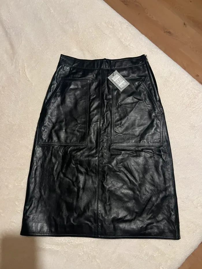 Jupe en cuir Claudie Pierlot