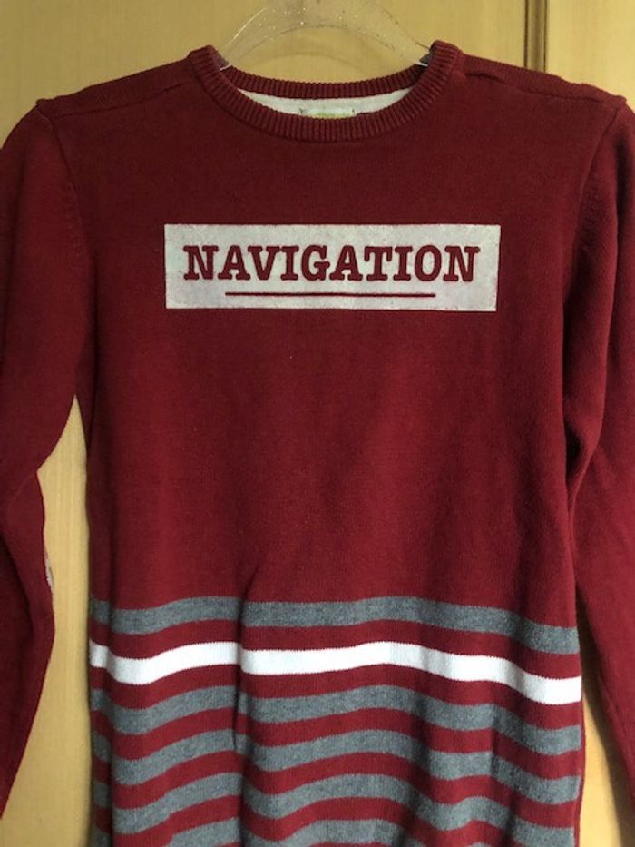 Pull bordeaux 12 ans - photo numéro 2