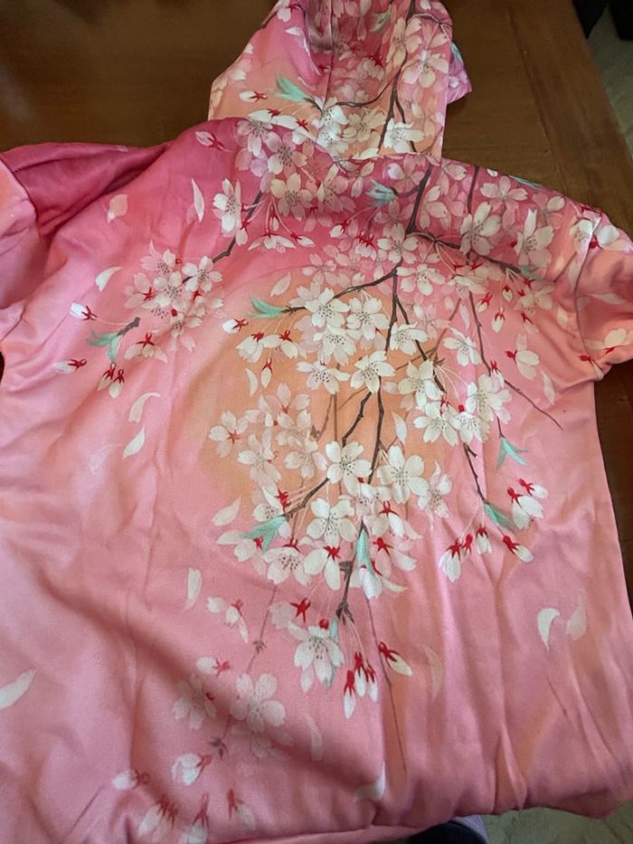 Sweat japonais rose taille S - photo numéro 3