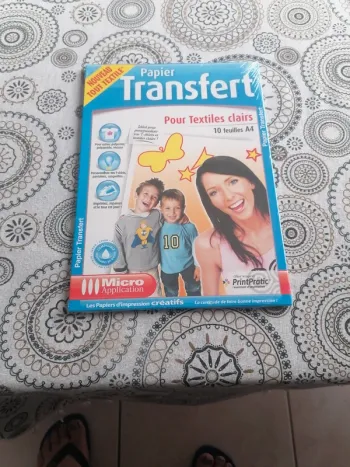 Papier transfert neuf Micro application