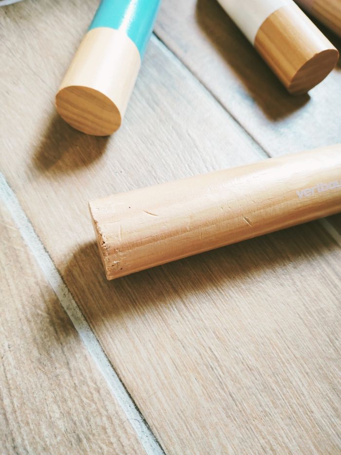 🎳 Lot de quilles Finlandaise en bois numérotées marque Vertbaudet - photo numéro 4