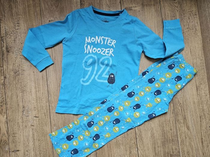 Pyjama 2 pièces en coton turquoise 5 ans Lupilu