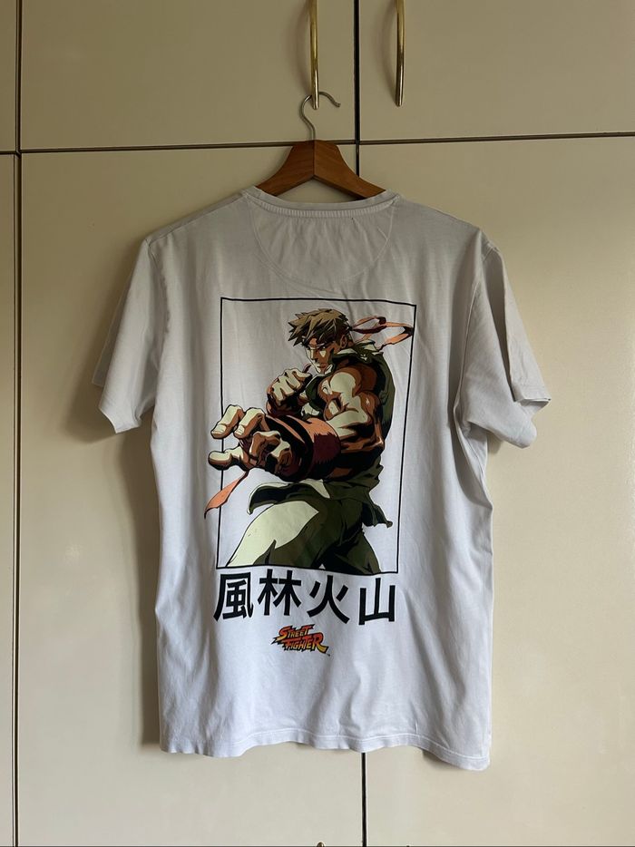 T shirt blanc street fighter - photo numéro 2
