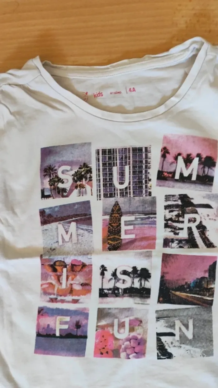 T-shirt et pantacourt taille 4 ans - photo numéro 2