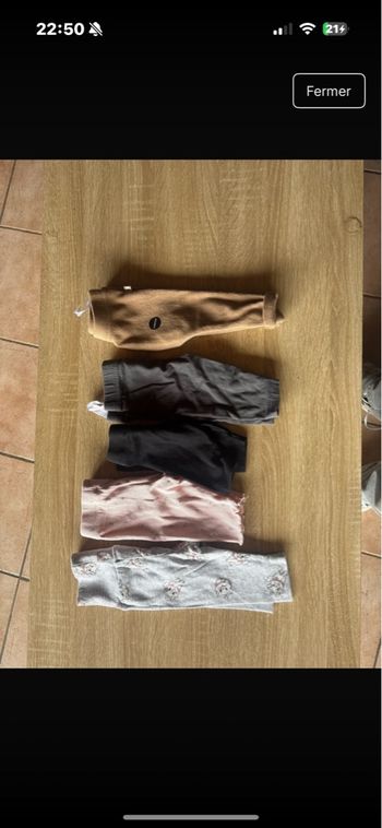 Lot de 5 leggings 