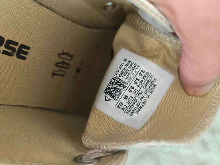 Jolies converse doré femme fille - photo numéro 12