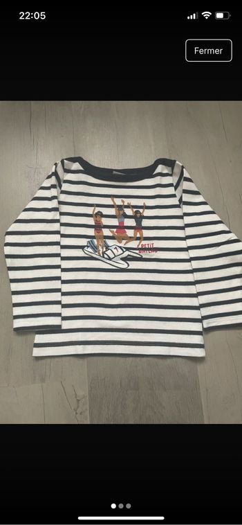 Sweat shirt petit bateau