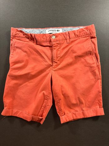 Short Lacoste Rose / Corail Taille 40