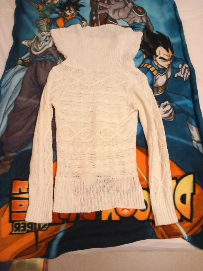 Pull crème taille S - photo numéro 3