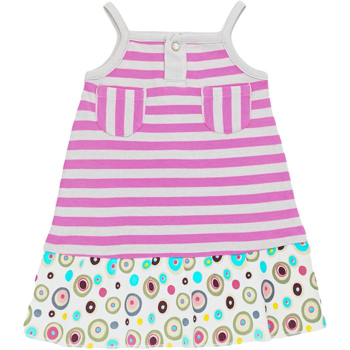 Robe sans manche 3 mois en coton bio La Queue du Chat
