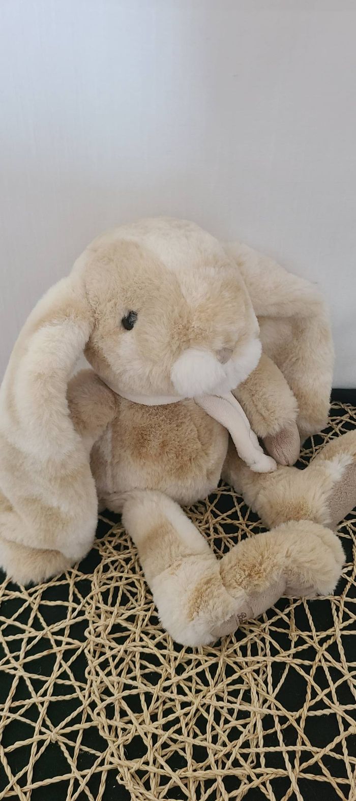 Superbe peluche lapin 30 cm Bukowski - photo numéro 4