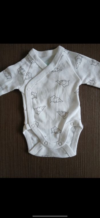 Bodies manches longues  tex baby  00 mois