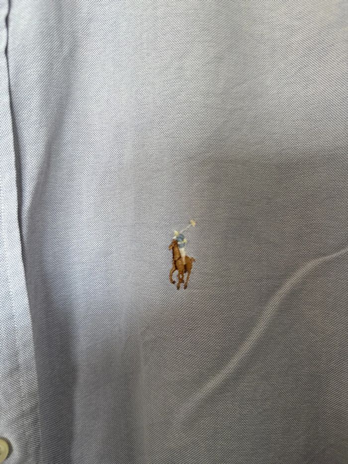 Chemise Oxford Ralph Lauren – bleu ciel – Taille L/XL – Très bon état - photo numéro 2
