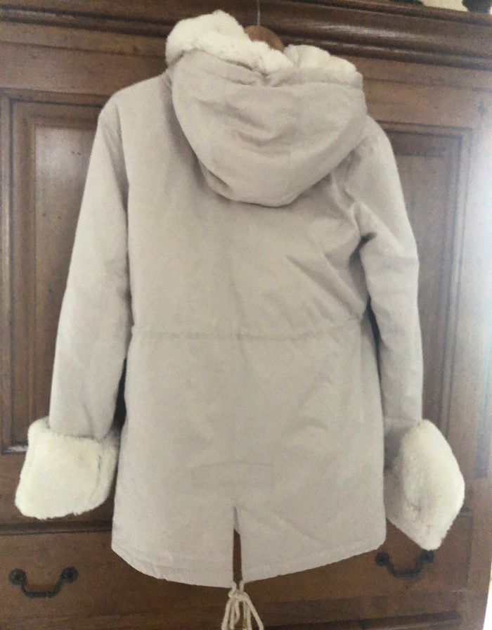 Manteau long fourré
