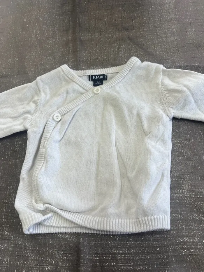 Lot gilet et pull taille 1 mois - photo numéro 3