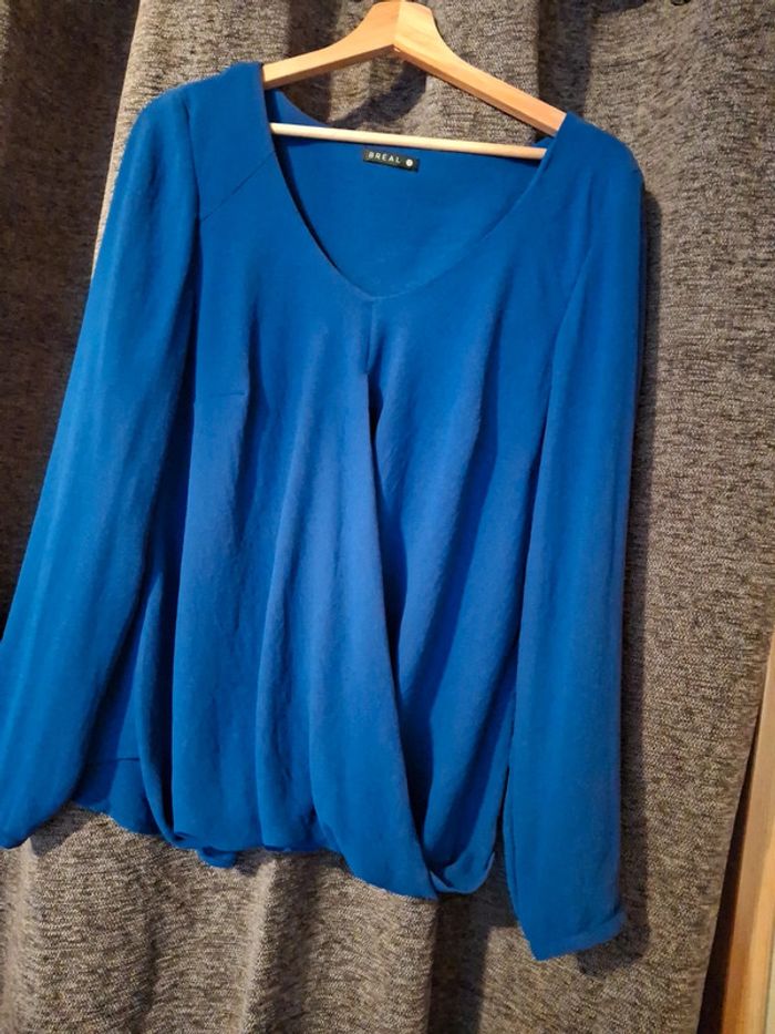 Blouse bleue Breal taille 42