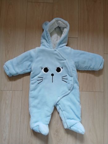 Combinaison capuche polaire 6 mois