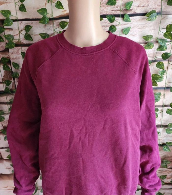 🌸Sweat Bordeau C&A Taille 34🌸 - photo numéro 2