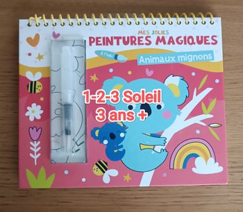 Mes jolies peintures magiques Animaux mignons 3 ans +