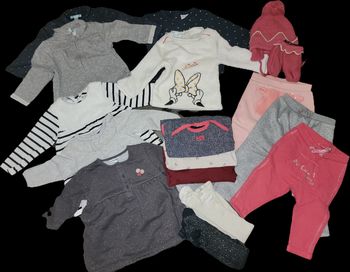 LOT fille 12 mois hivers 