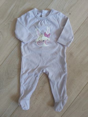 Grenouillère/pyjama coton Vertbaudet fille 3 mois (78)