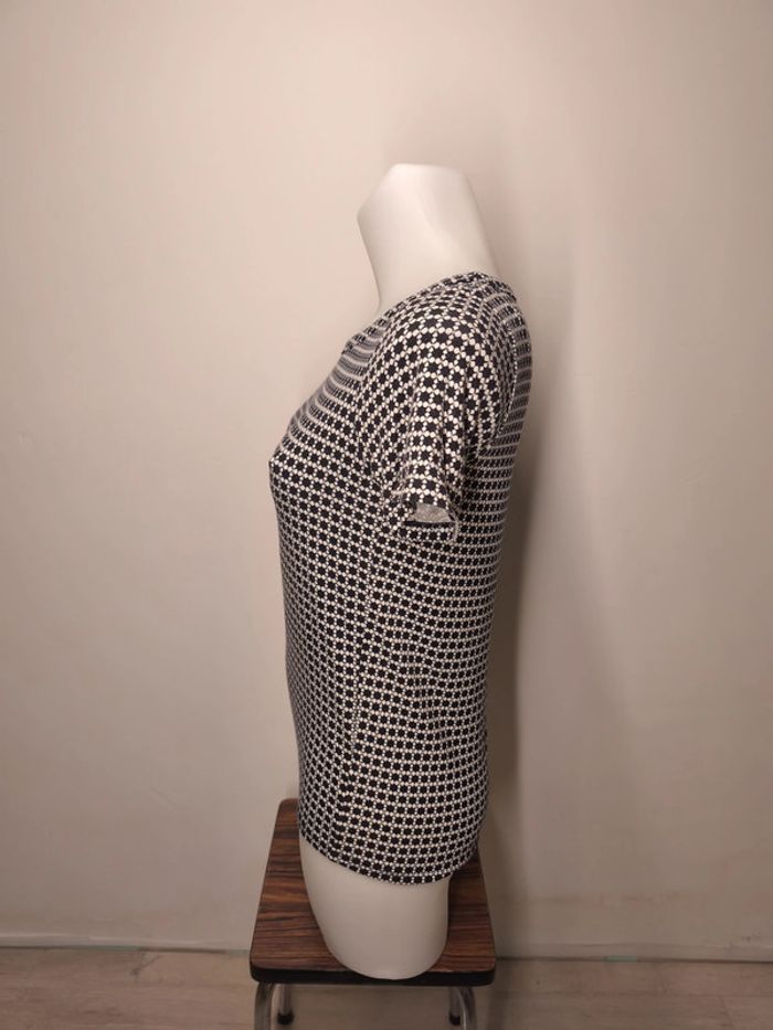 T-shirt Jones New-York Femme Taille XS noir-blanc - photo numéro 3