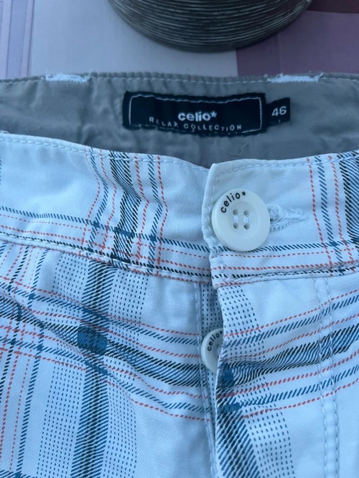 Short homme à rayures CELIO taille 46 - photo numéro 2