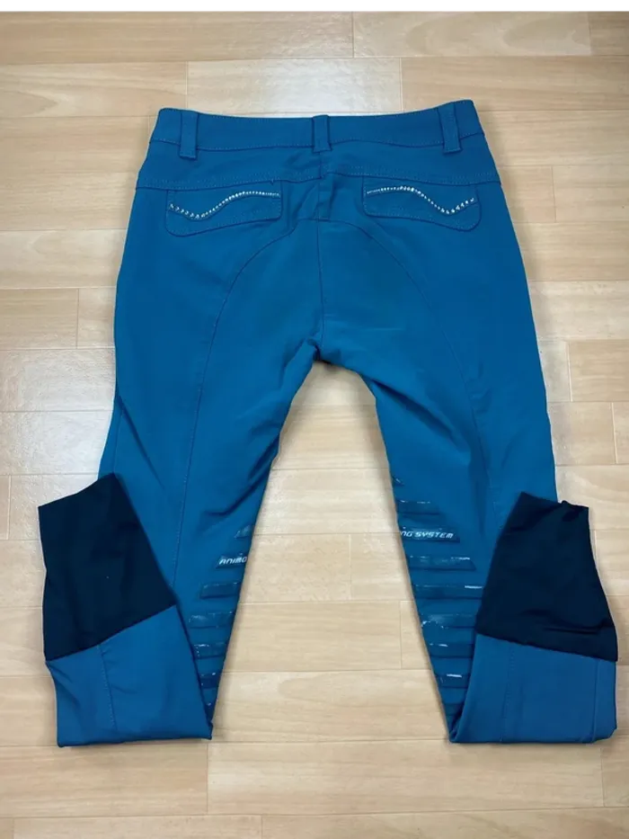 Pantalon d’équitation Animo gris-bleu – Taille 34 – Très bon état - photo numéro 10