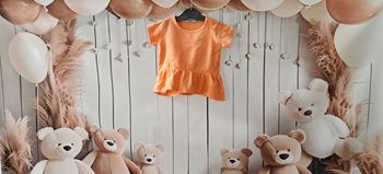 Blouse orange basque 3 mois Fille Fashion Private Com