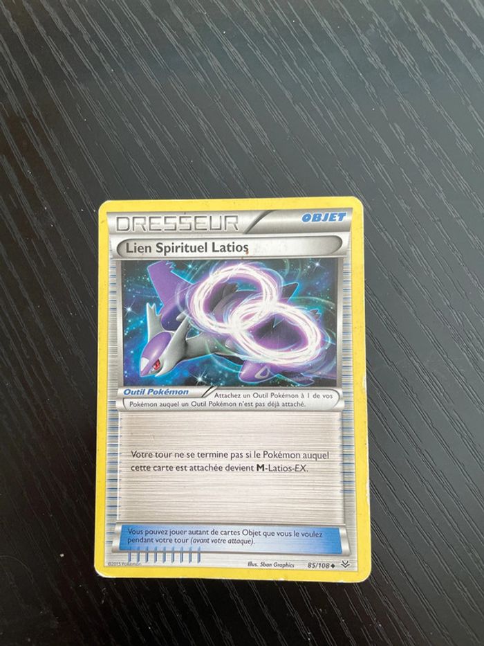 Carte Pokémon Lien spirituel Latios 85/108