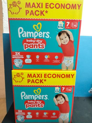 2 cartons pampers pants T7