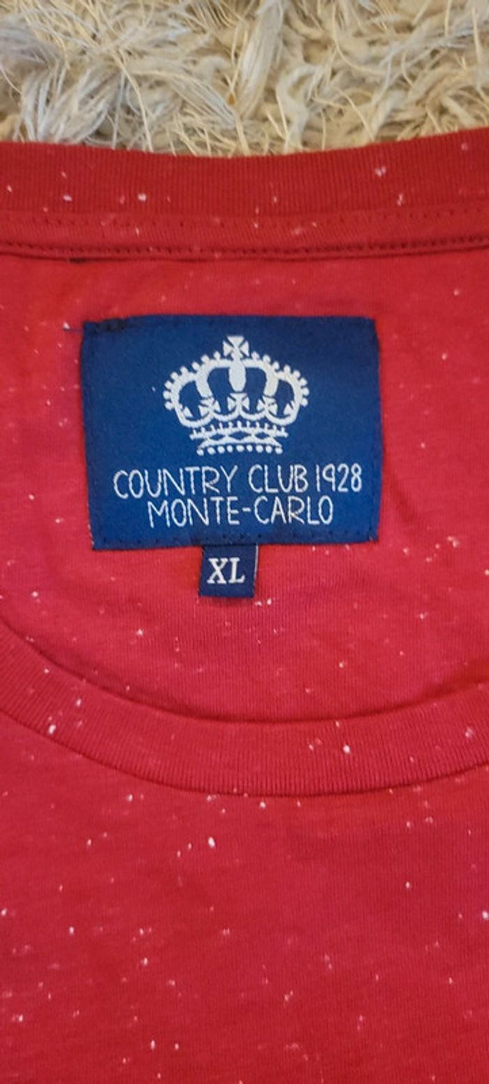 T-shirt rouge country club - photo numéro 2
