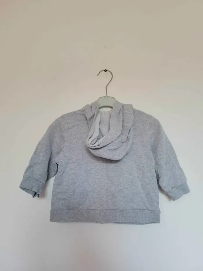 veste sweat à capuche Graine de Blé pour bébé garçon 12 mois - photo numéro 2