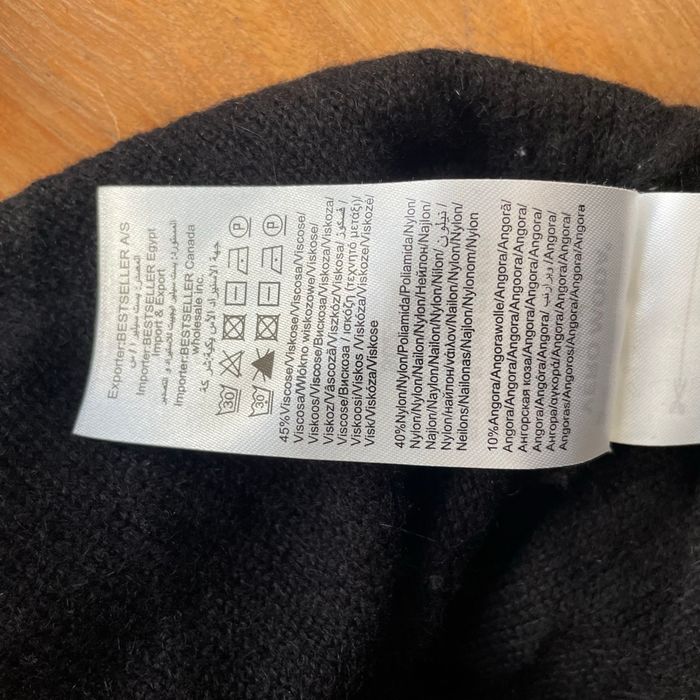 Gilet noir perles Vero Moda Taille M laine & angora chic et chaud V058 - photo numéro 10