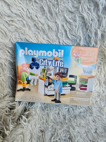 Jouet - jeux de construction playmobil 70197 cabinet d'ophtalmologie - Neuf