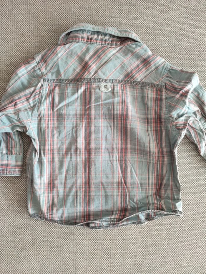 Chemise carreaux 12 mois - photo numéro 3