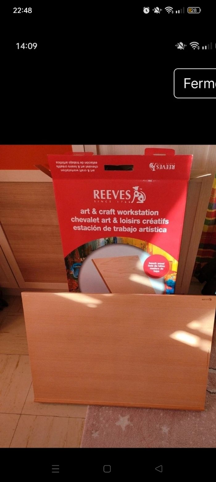 Chevalet de table a dessin